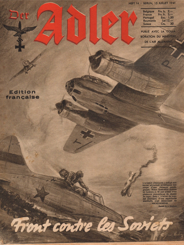 Der Adler No 14 1941 french edition downloadable PDF