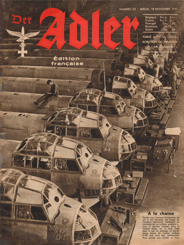 Der Adler No 23 1941 french edition downloadable PDF