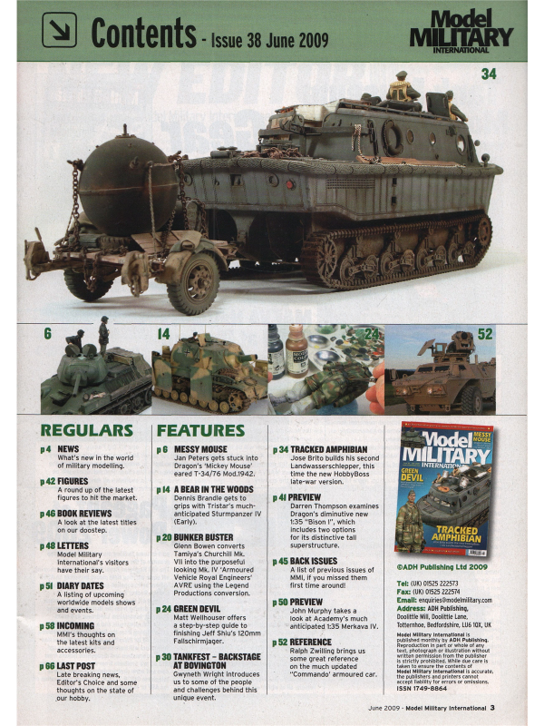 Model Military international magazine No 38