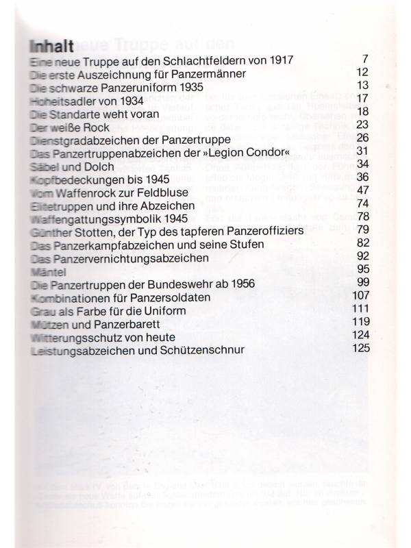 Uniformen der Panzertruppe 1917 bis heute