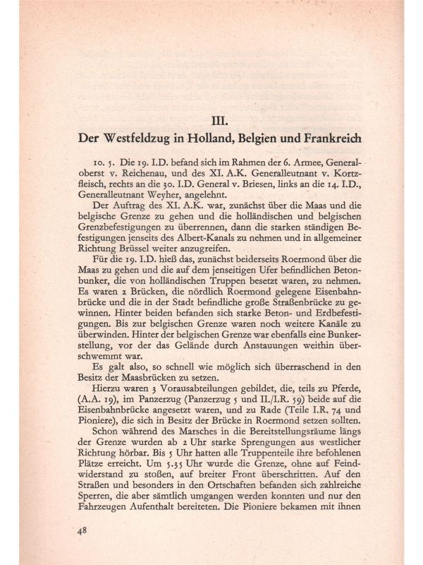 Geschichte der niedersächsischen 19. Panzer-Division