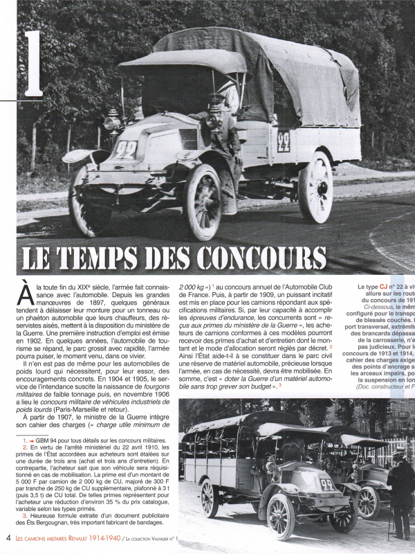 Tous les Renaults militaires 1914-1940