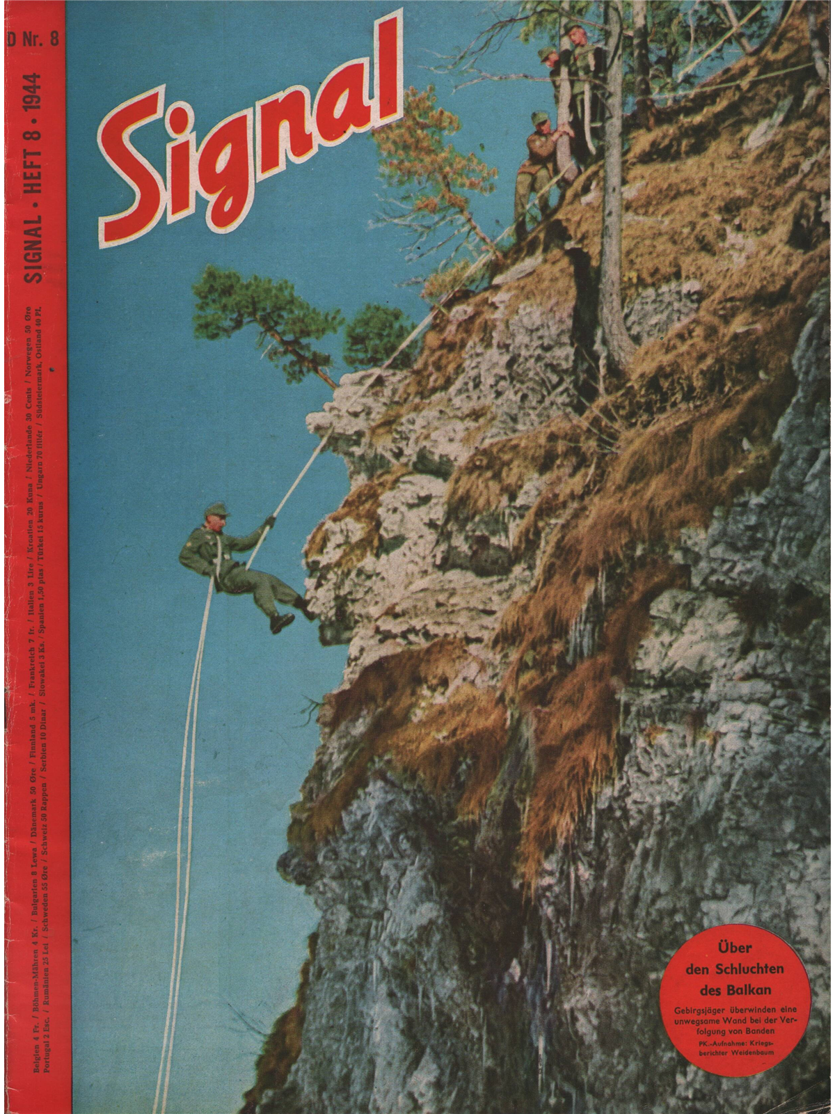Signal magazine No 8 from 1944 German language downloadable PDF - 20th ...