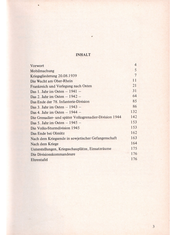 Die 78. Infanterie- und Sturm-Division 1938-1945
