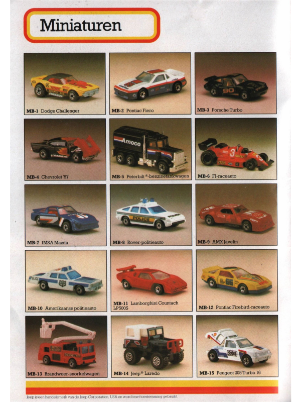 Matchbox Collector's catalogue 1986