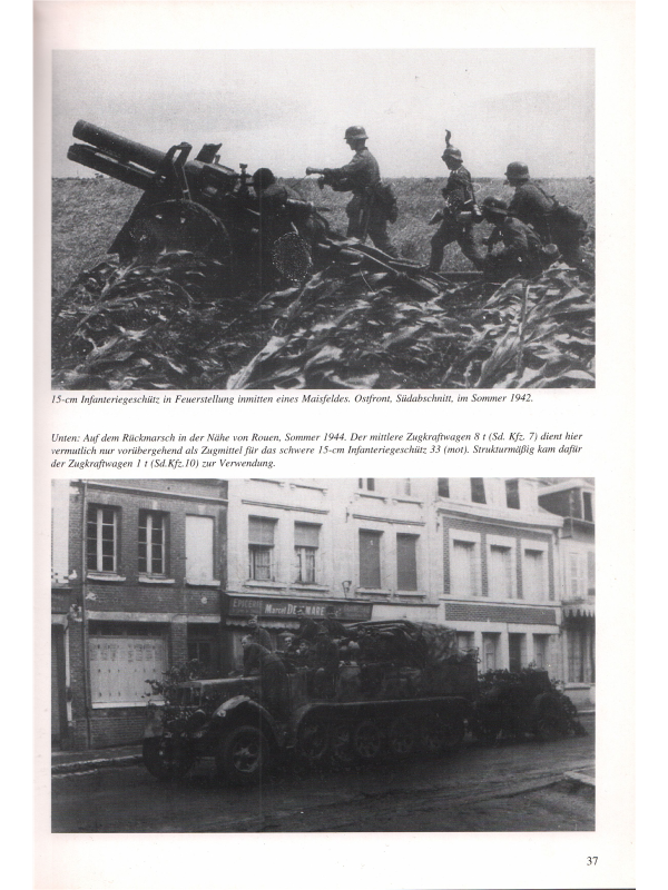 Deutsche leichte und schwere Infanteriegeschütze