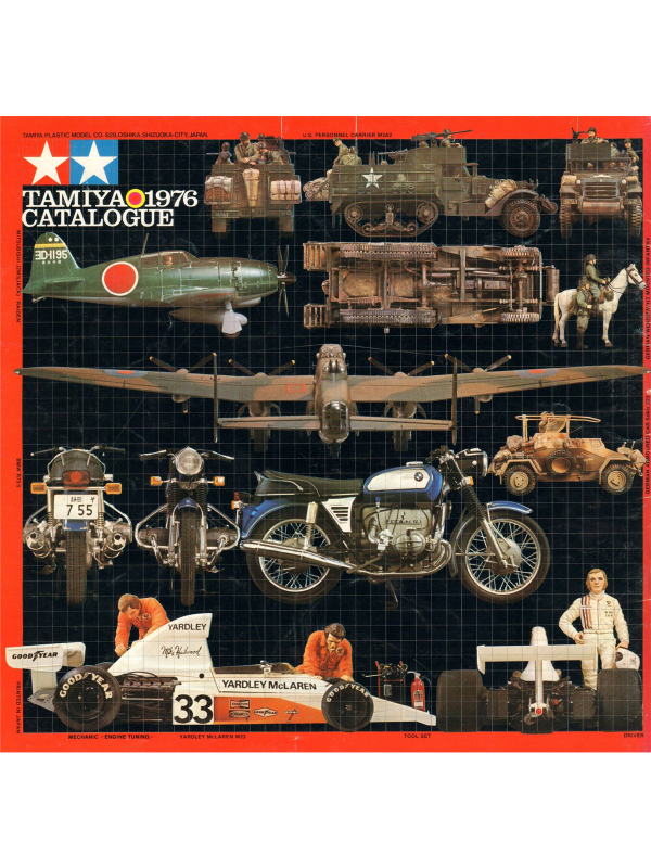 Electronic publication (PDF) Tamiya catalogue from 1976
